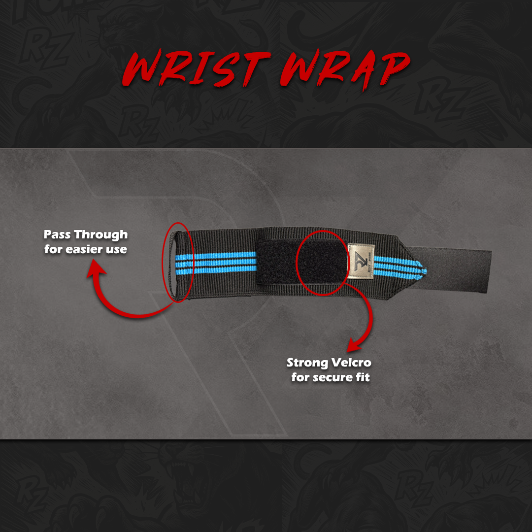 WRIST WRAPS - (PAIR)