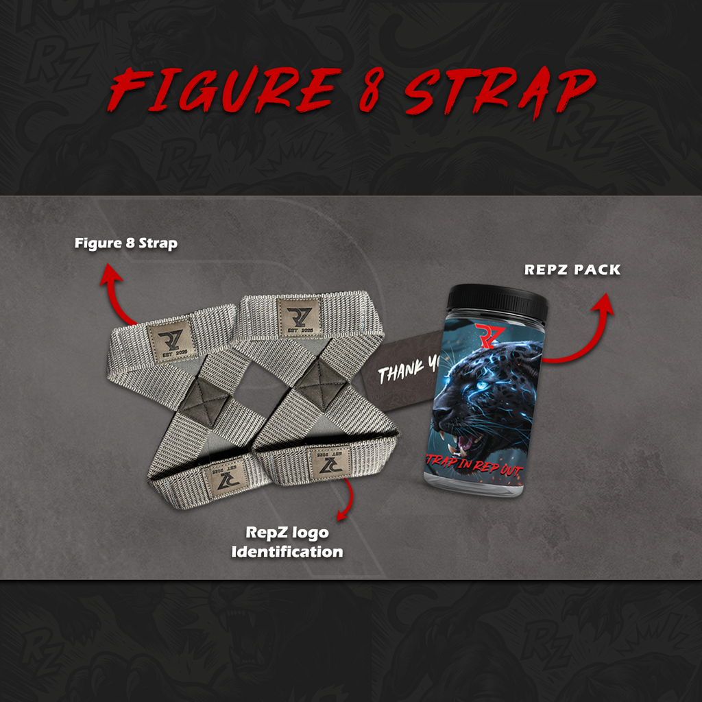 FIGURE 8 STRAP - (GREY)